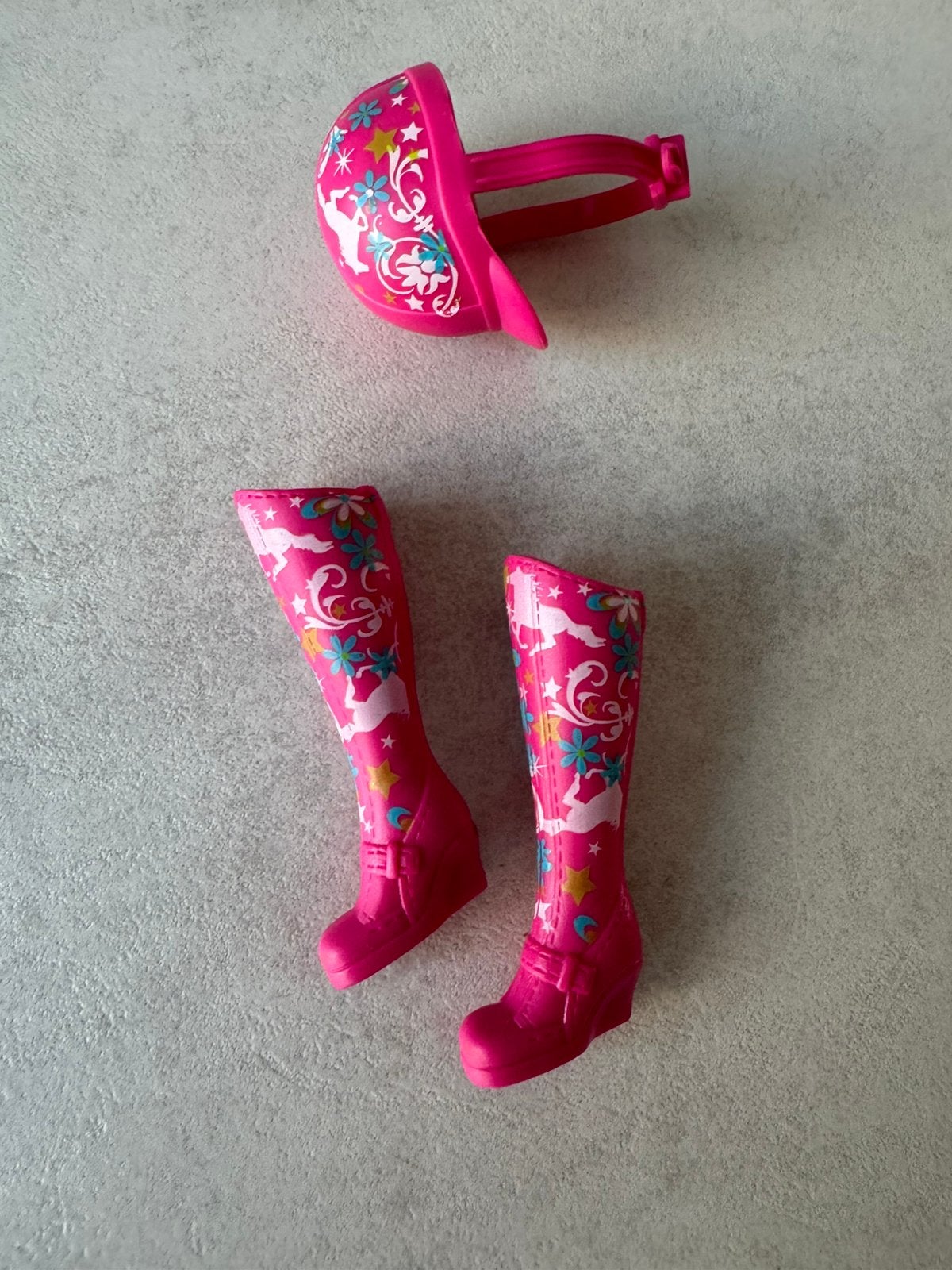 Barbie paardrijd accessoires, Ophalen of Verzenden, Gebruikt, Accessoires