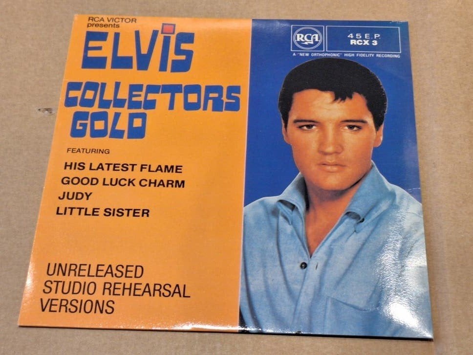 Elvis Presley Collectors Gold EP - RCA RCX 3 single, Gebruikt, 7 inch, Pop, EP