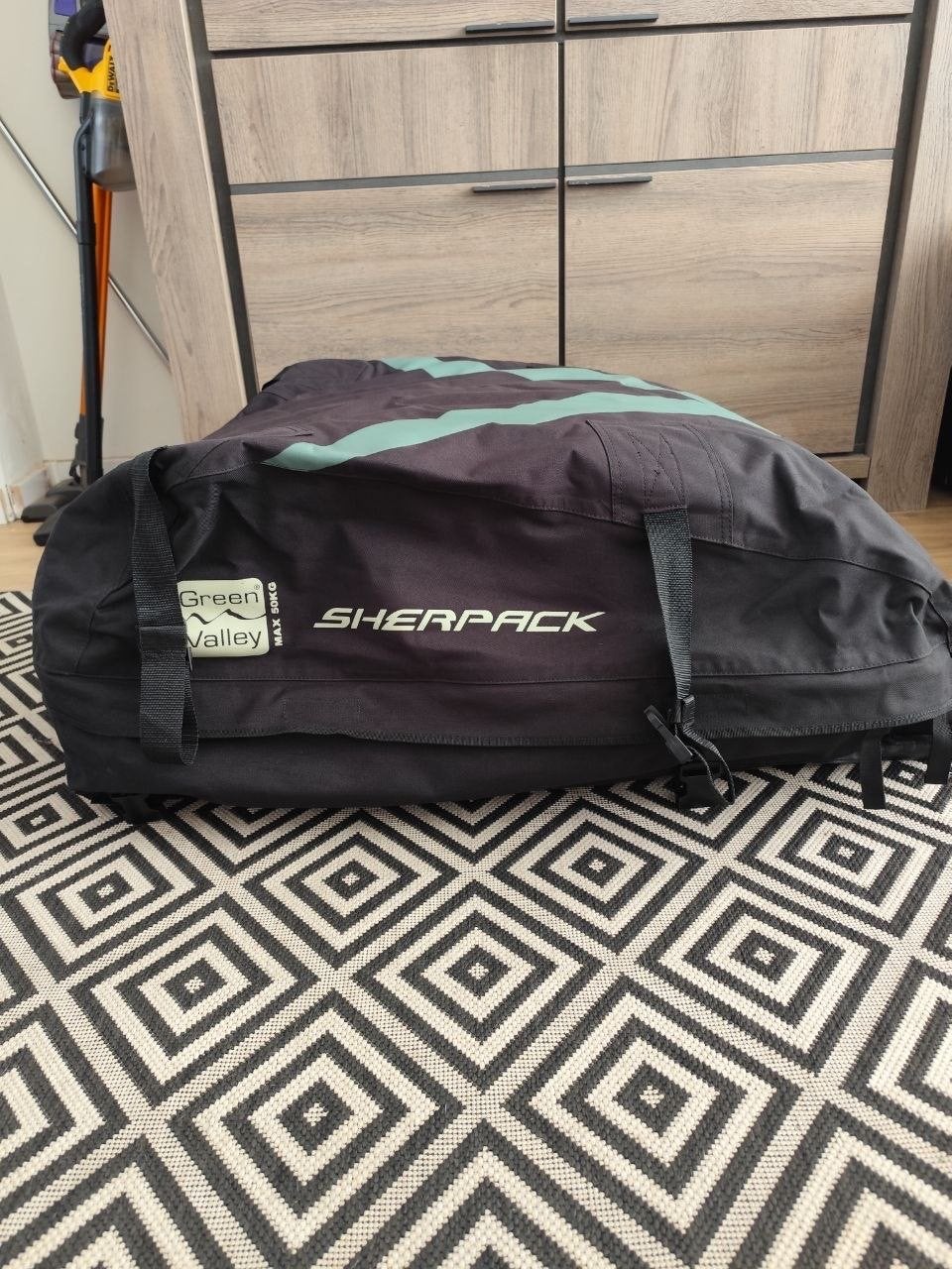 Green Valley Sherpack 270L opvouwbare dakkoffer, Auto diversen, Dakkoffers, Gebruikt, Ophalen