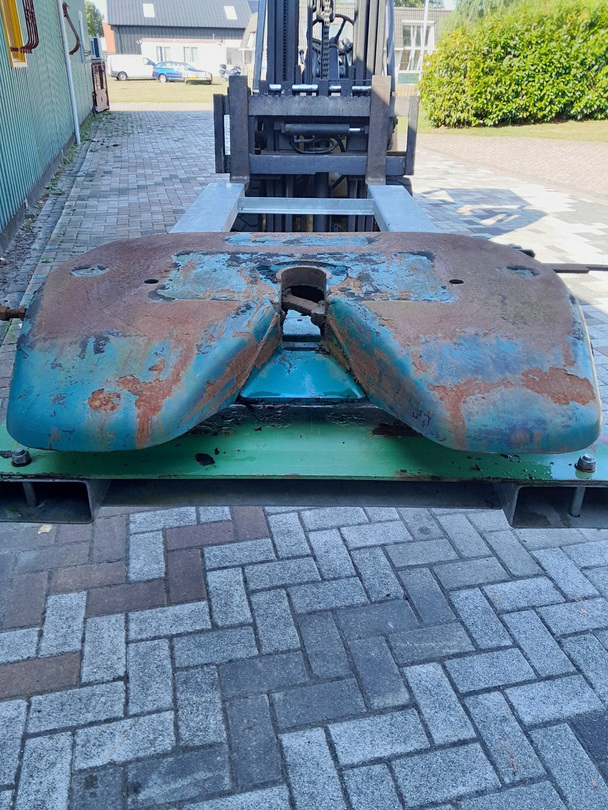 Nieuwe Jost koppelschotel met frame voor heftruck., Auto-onderdelen, Ophalen, Nieuw, Overige merken, Carrosserie en Plaatwerk