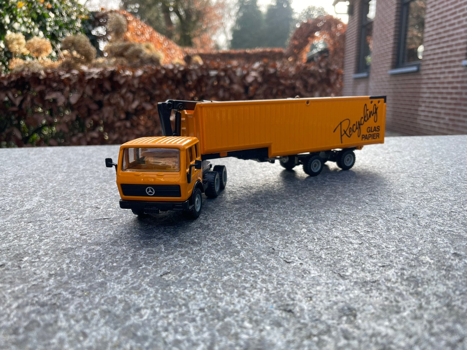 Siku 3723 - Mercedes 2232 Recycling glas papier, Ophalen of Verzenden, Nieuw, Bus of Vrachtwagen, SIKU