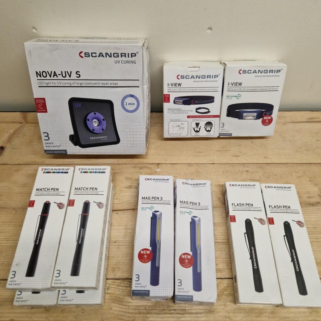 ⚡️ Nieuwe Scangrip zaklamp / inspectielamp / hooflamp, Ophalen of Verzenden, Nieuw, Accu
