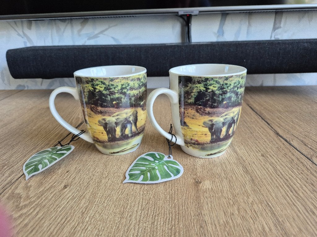 Olifanten bekers, nieuw, set van 2, Ophalen, Nieuw, Mok, Overige stijlen