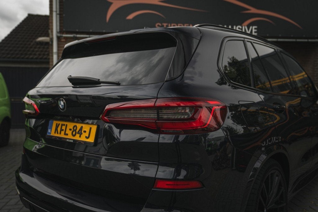 Bmw X5 M50I, V8, full option, pano, massage, Auto's, BMW, Automaat, Gebruikt, Zwart, Leder