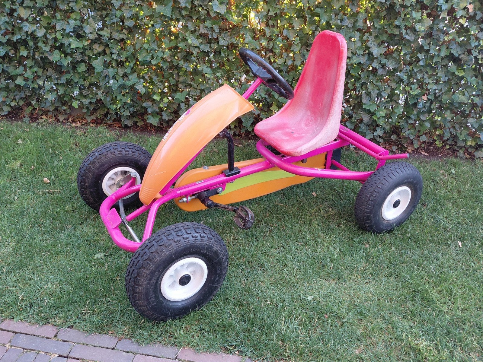 Berg skelter Roxy roze/oranje - Pink, Ophalen, Zo goed als nieuw, Berg, Vrijloopautomaat
