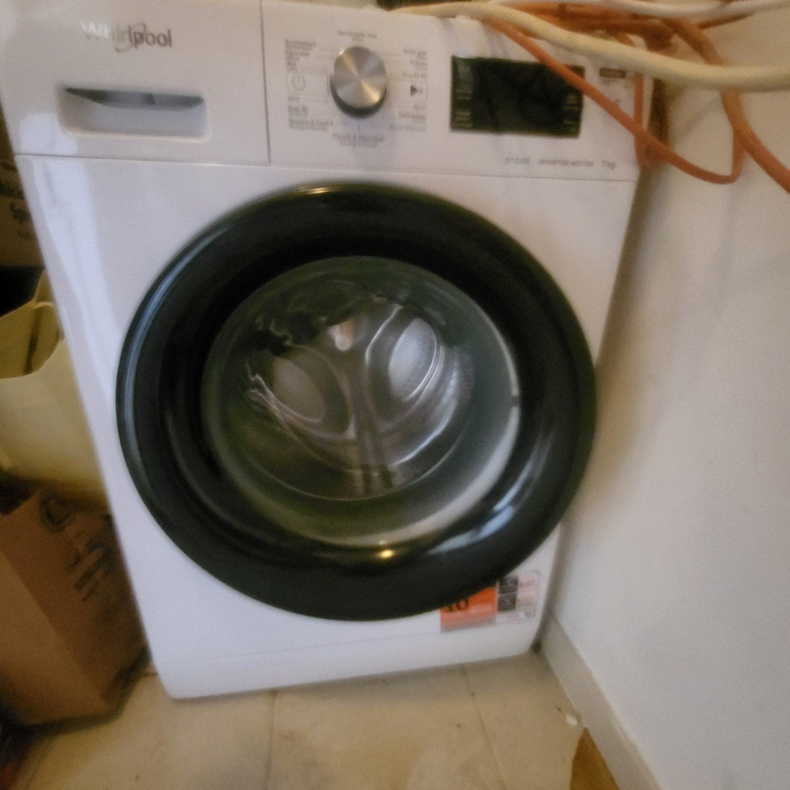 Whirlpool Wasmachine 7kg - Zo goed als nieuw, Ophalen, Zo goed als nieuw, Voorlader, 85 tot 90 cm
