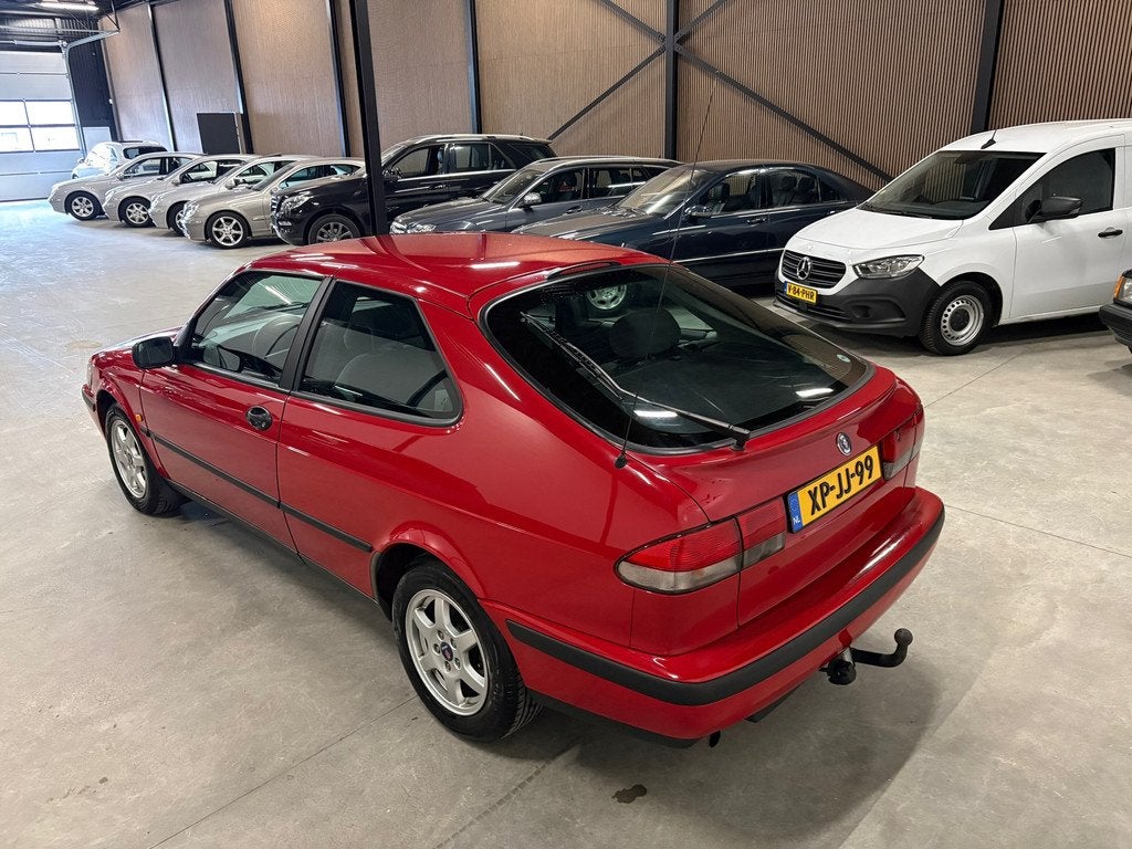 Saab 9-3 Coupé 2.0 Zeer netjes! Origineel NL, Auto's, Stof, Gebruikt, Zwart, 4 cilinders
