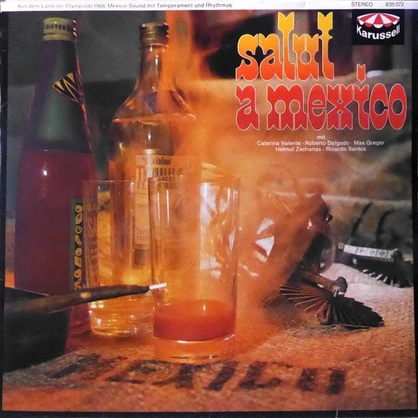 LP - Various ‎– Salut A Mexico, Latin en Salsa, LP, Gebruikt, Ophalen of Verzenden