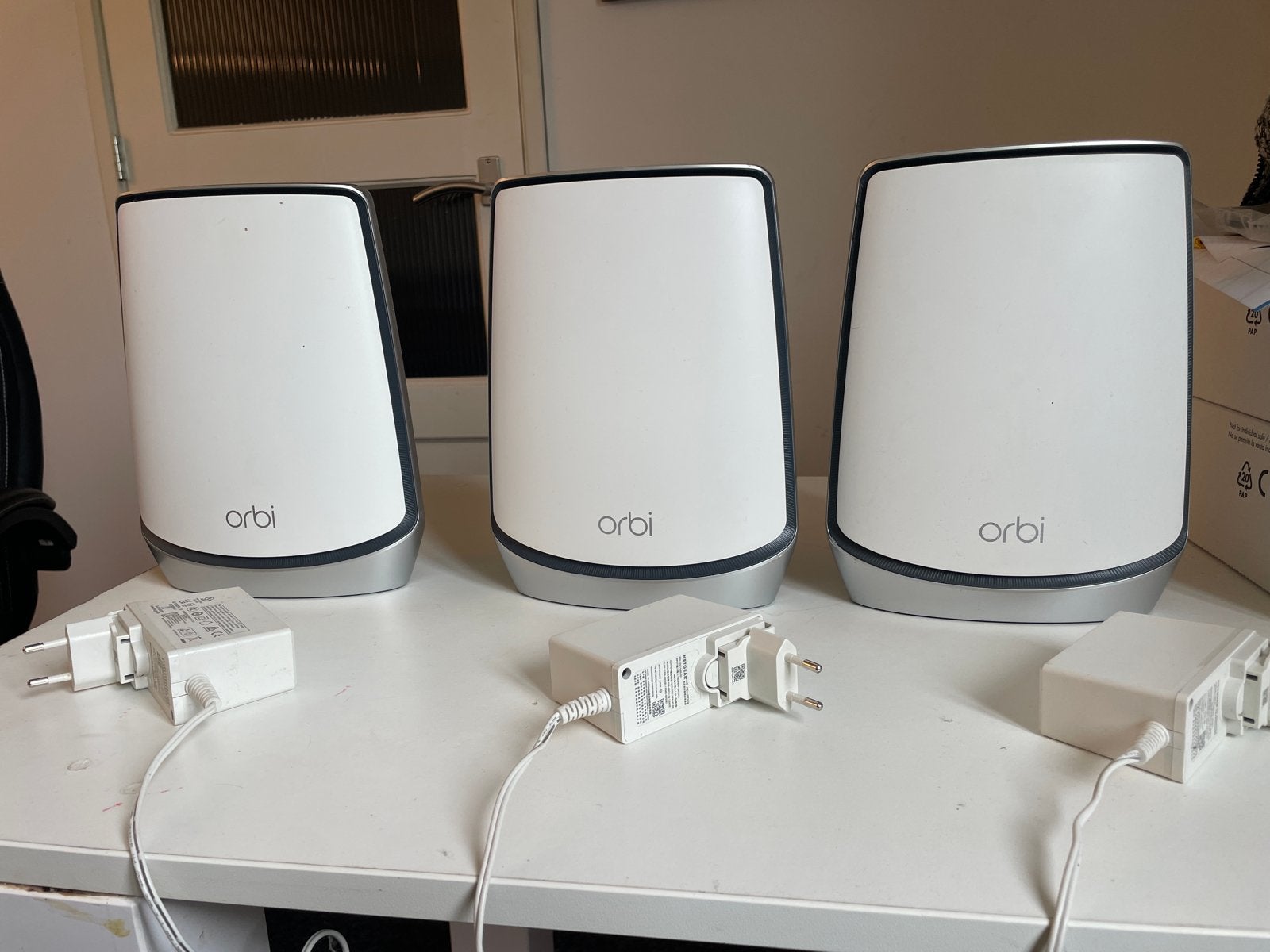 Netgear Orbi RBR850 WiFi 6 Mesh Systeem (Router + 2 Satellie, Ophalen of Verzenden, Zo goed als nieuw, Router