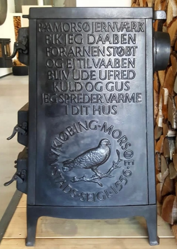 Houtkachel Deense houtkachel, Ophalen, Gebruikt