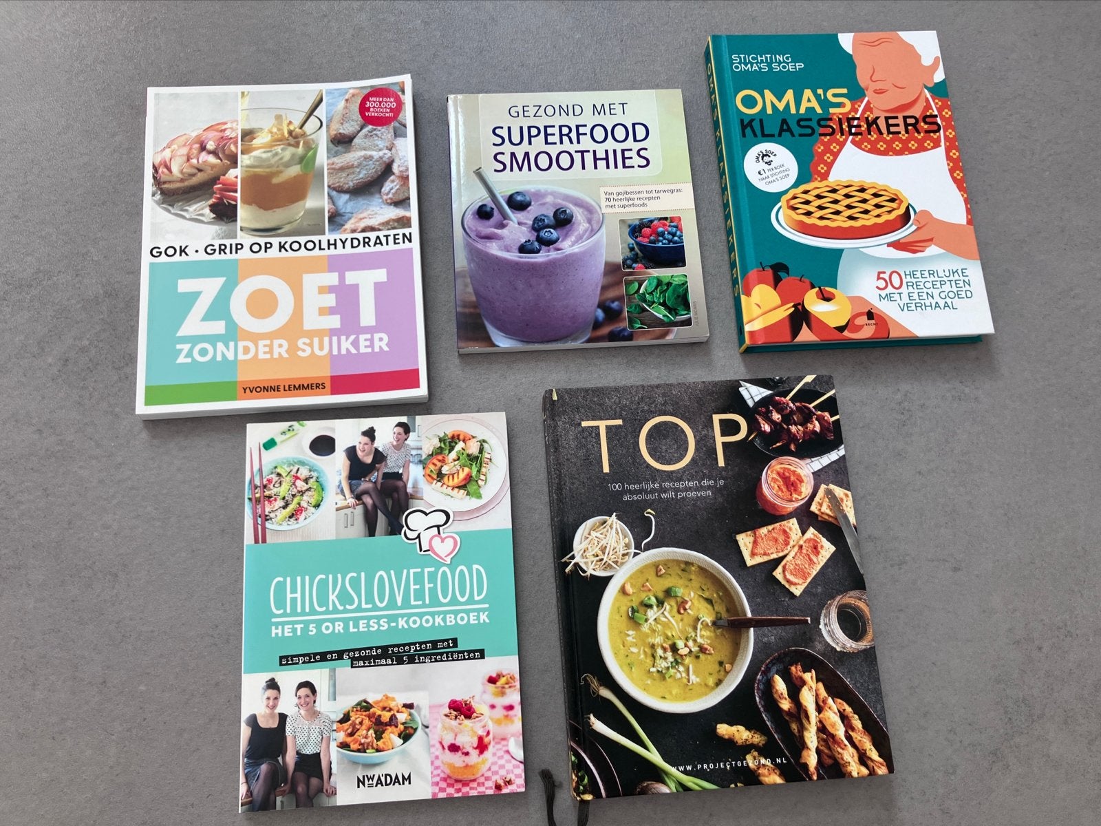 Diverse kookboeken in nieuwstaat, Boeken, Voorgerechten en Soepen, Nieuw, Ophalen of Verzenden, Gezond koken