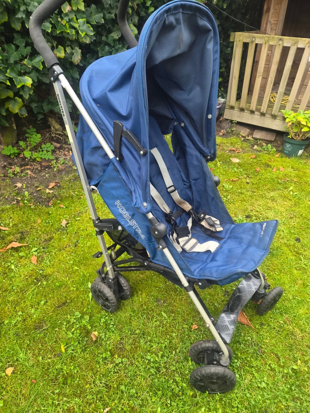 Koelstra buggy - Blauw - Gebruikt, Ophalen, Gebruikt, Koelstra, Verstelbare rugleuning