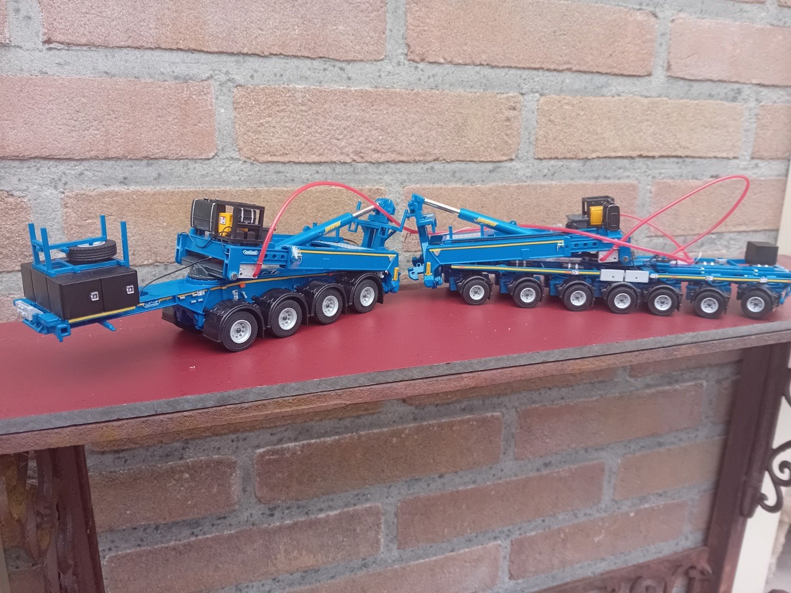 Wind Mill trailer 8 axle/Dolly axle, Hobby en Vrije tijd, Modelauto's | 1:50, Ophalen of Verzenden, Bus of Vrachtwagen, Wsi