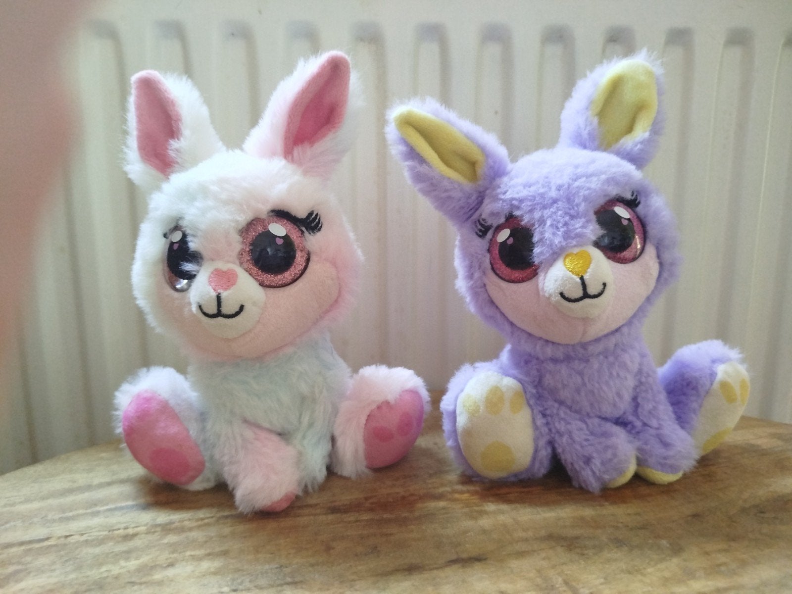 Schattige OJO konijnen knuffels - Roze en Paars, Overige merken, Overige karakters, Konijn, Ophalen of Verzenden