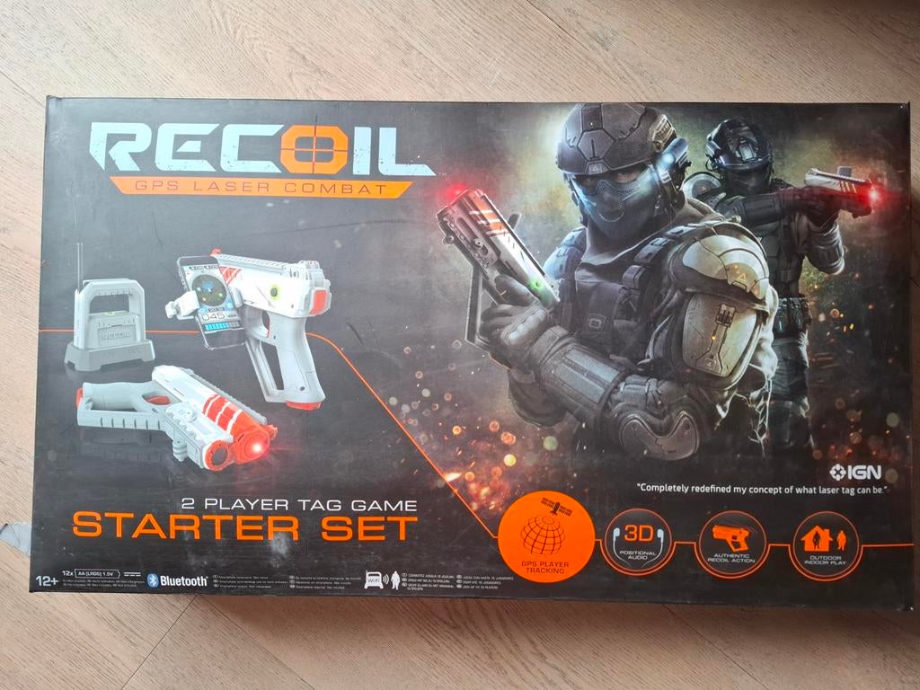 RECOIL GPS Laser Combat Starter Set + uitbreiding, Ophalen of Verzenden, Jongen of Meisje