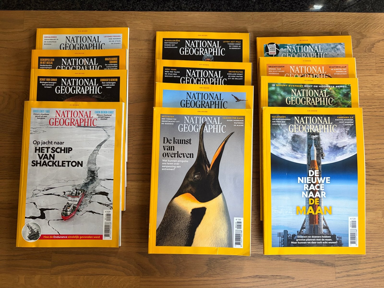 National Geographic Magazine heel jaar 2025 (12 stuks), Ophalen of Verzenden, Gelezen, Wetenschap en Natuur