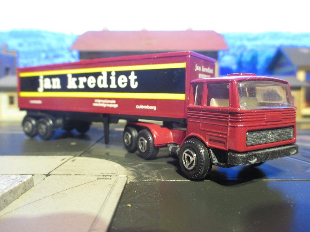 Mercedes Benz LP - Efsi Jan Krediet Logistics, Ophalen of Verzenden, Gebruikt, Bus of Vrachtwagen, Efsi