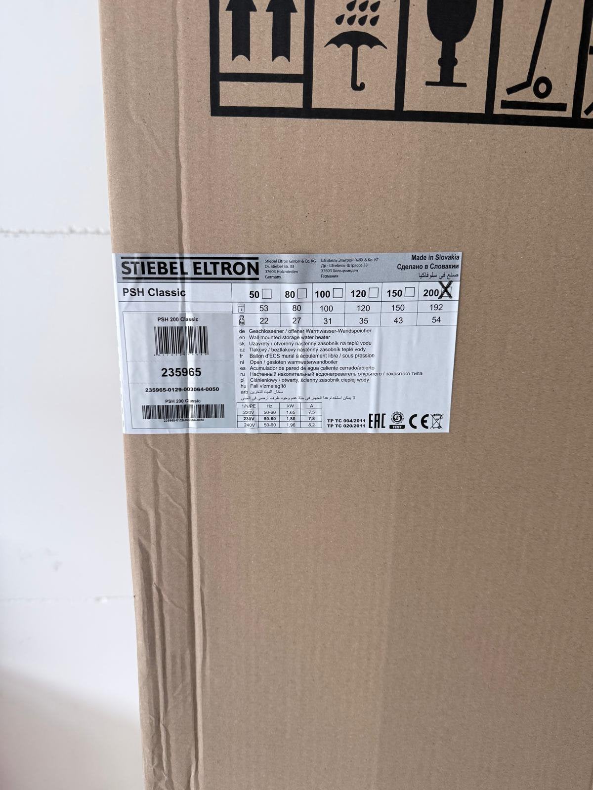 Een boiler 200 liter, Doe-het-zelf en Verbouw, Geisers en Boilers, Ophalen of Verzenden, Zo goed als nieuw