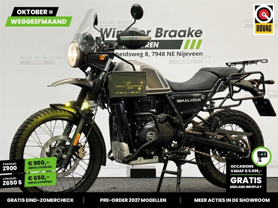 Royal Enfield Himalayan 410 (bj 2020) 22,157 km, 411 cc, Motorrijbewijs A, Bedrijf, Onbekend