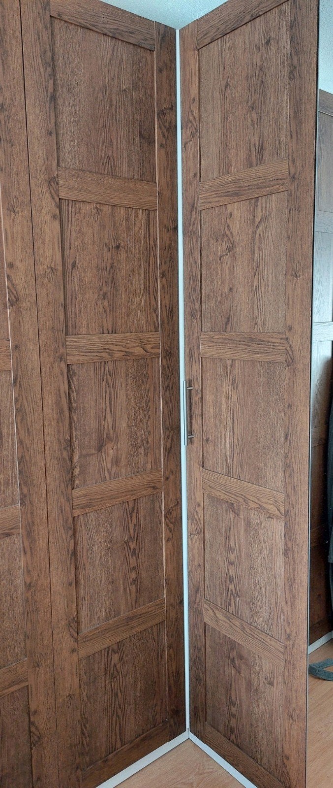 Pax hoekkledingkast (110x110x236), Huis en Inrichting, Woonaccessoires | Kamerschermen, Ophalen, Zo goed als nieuw