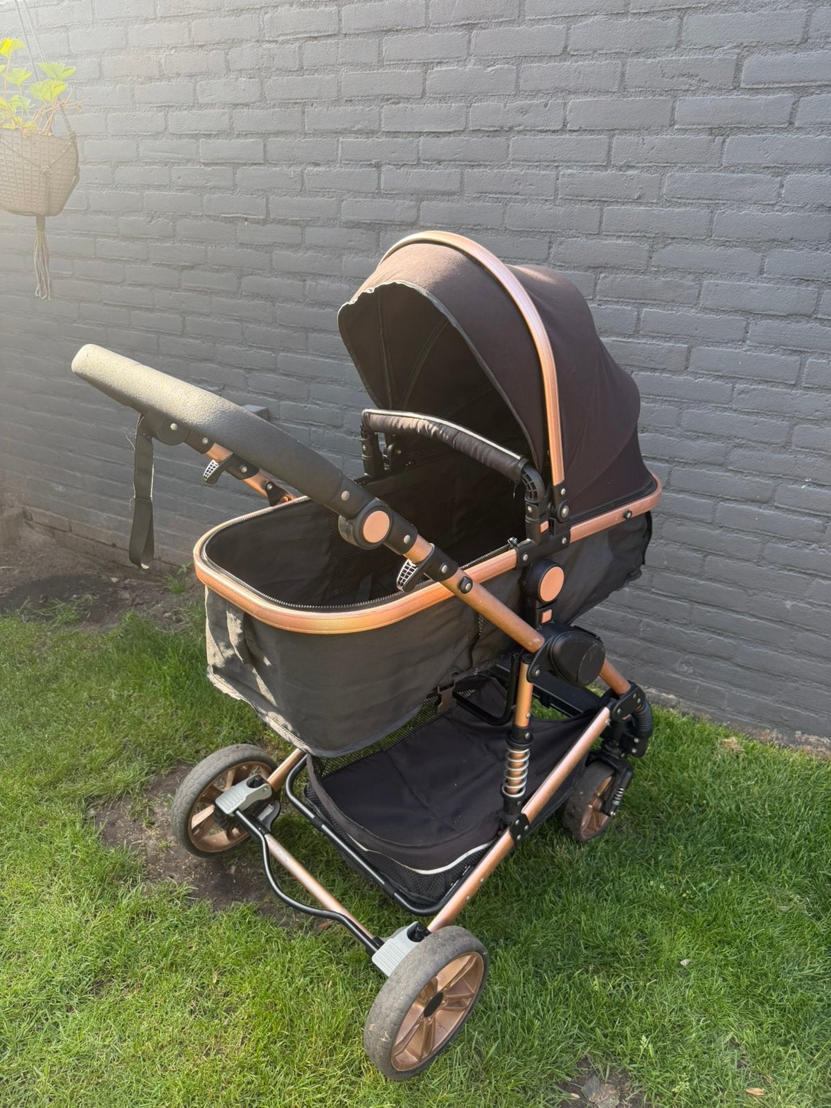 Mooie kinderwagen, Kinderen en Baby's, Kinderwagens en Combinaties, Gebruikt, Combiwagen, Verstelbare duwstang, Ophalen