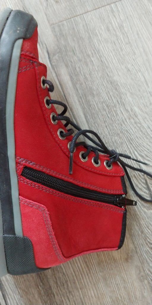 Wolky sneaker rood leer, Kleding | Dames, Schoenen, Ophalen, Rood, Sneakers of Gympen, Zo goed als nieuw
