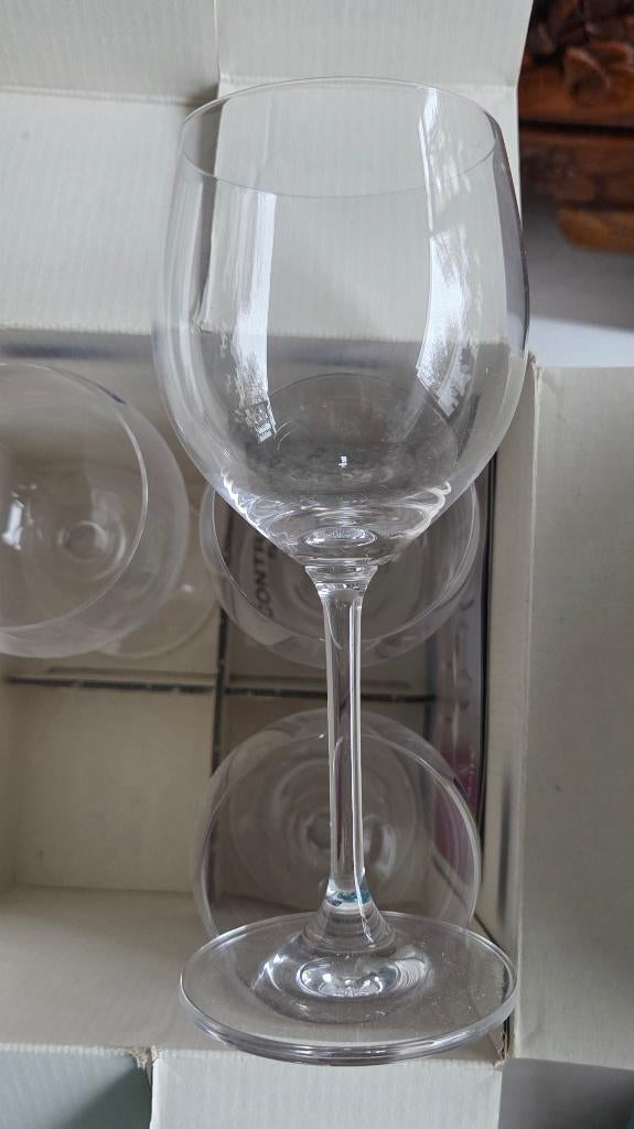 Nw, set, 4 Villeroy & Boch Allegorie Riesling wit wijnglazen, Glas of Glazen, Nieuw, Ophalen of Verzenden, Glas