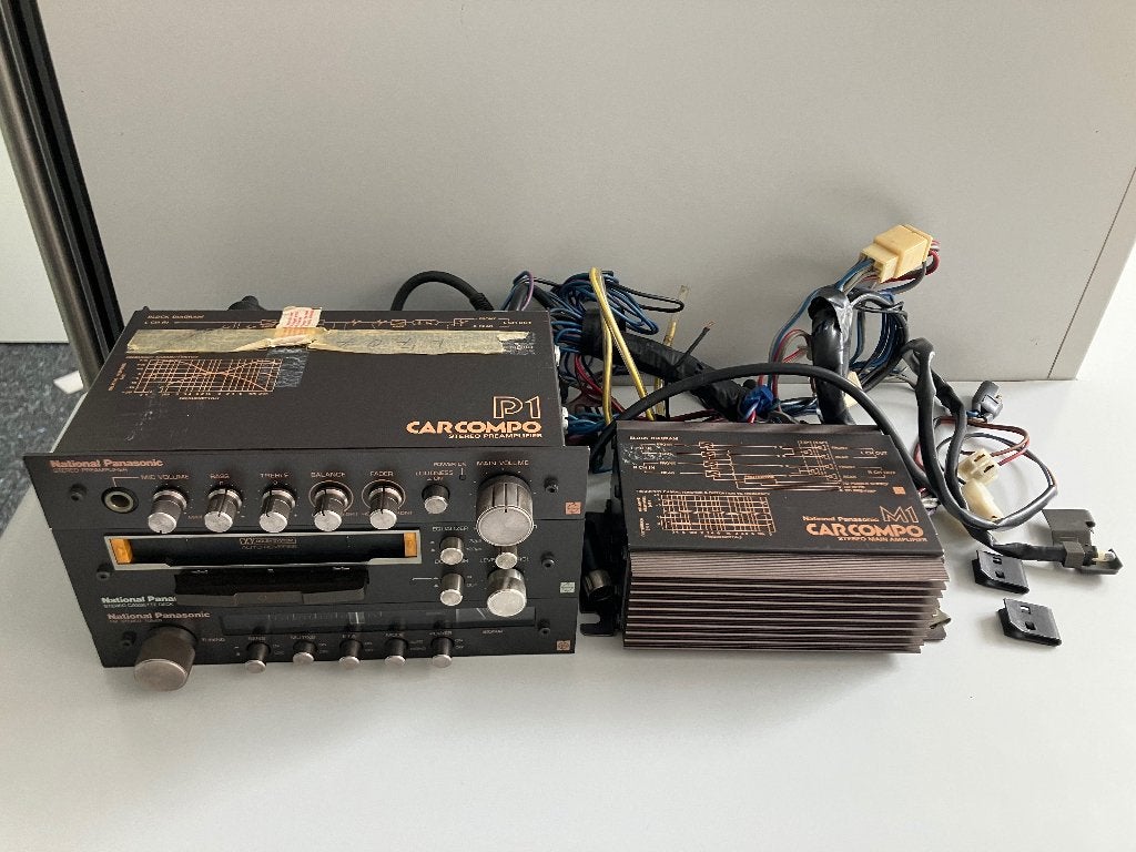 National Panasonic CARCOMPO stereo-installatie, Ophalen of Verzenden, Gebruikt