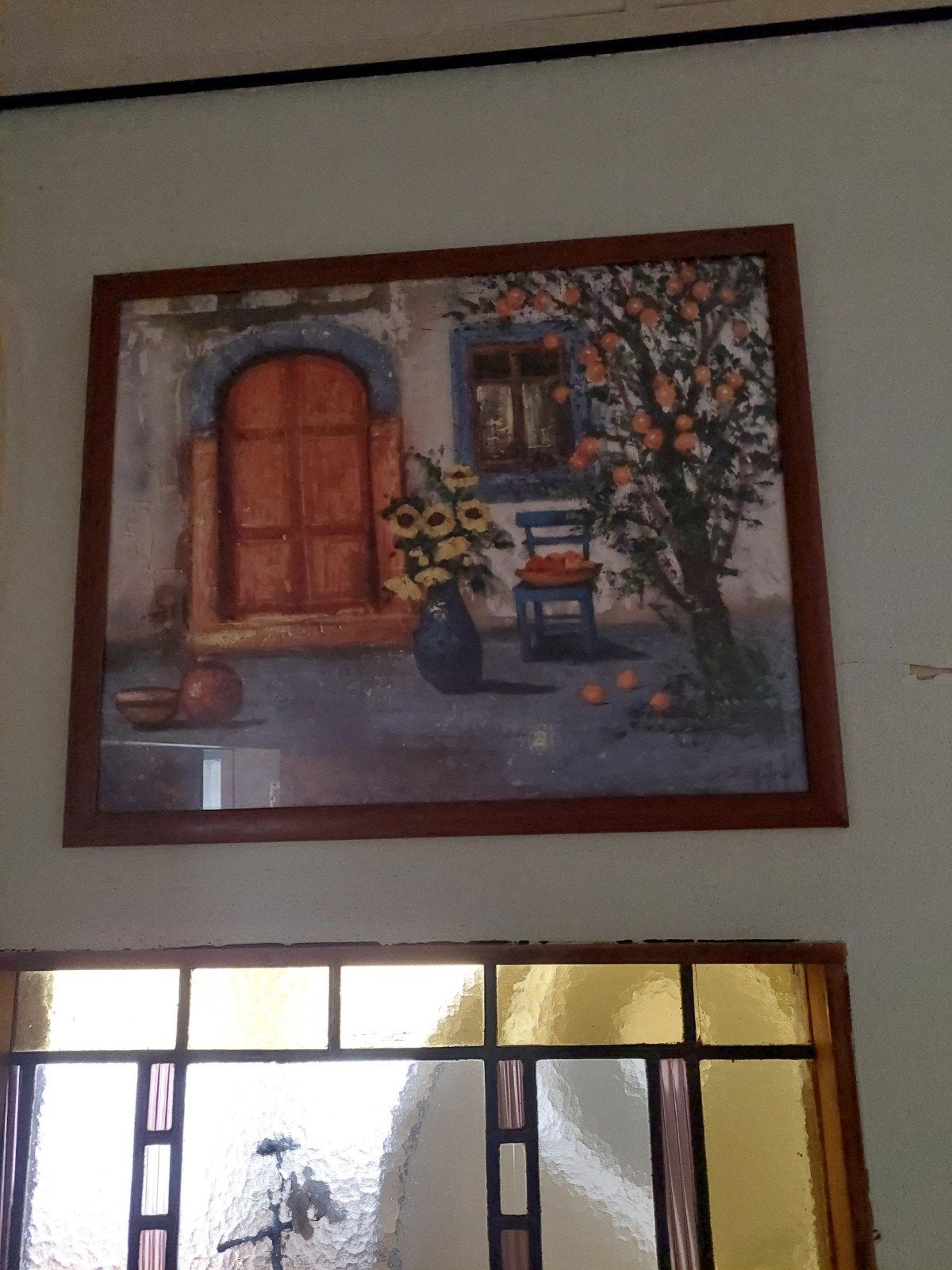 Sfeervol schilderij, Ophalen