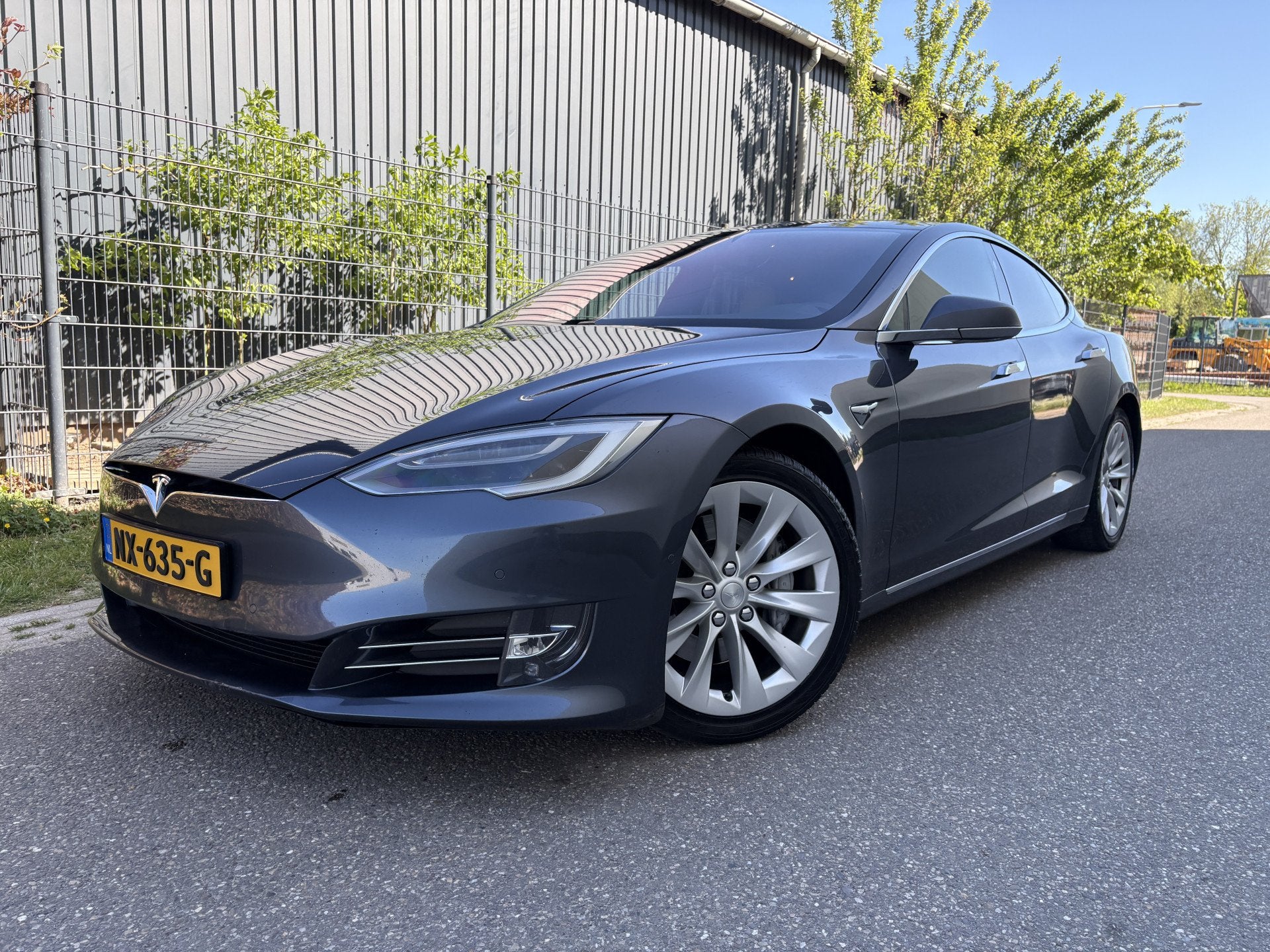 Tesla Model S 90D Base / AUTOMAAT / NAVI / CRUISE (bj 2017), Automaat, Gebruikt, 110 €/maand, Model S
