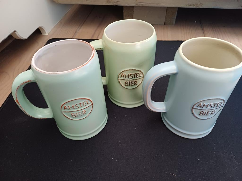 Vintage Amstel bierpullen, Verzamelen, Biermerken, Ophalen of Verzenden