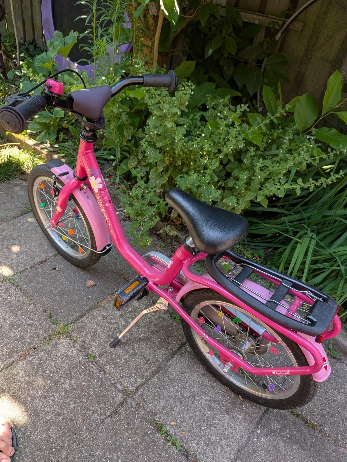Roze Puky kinderfiets 12 inch, Fietsen en Brommers, Fietsen | Kinderfietsjes, Ophalen, Gebruikt, Terugtraprem, Minder dan 16 inch
