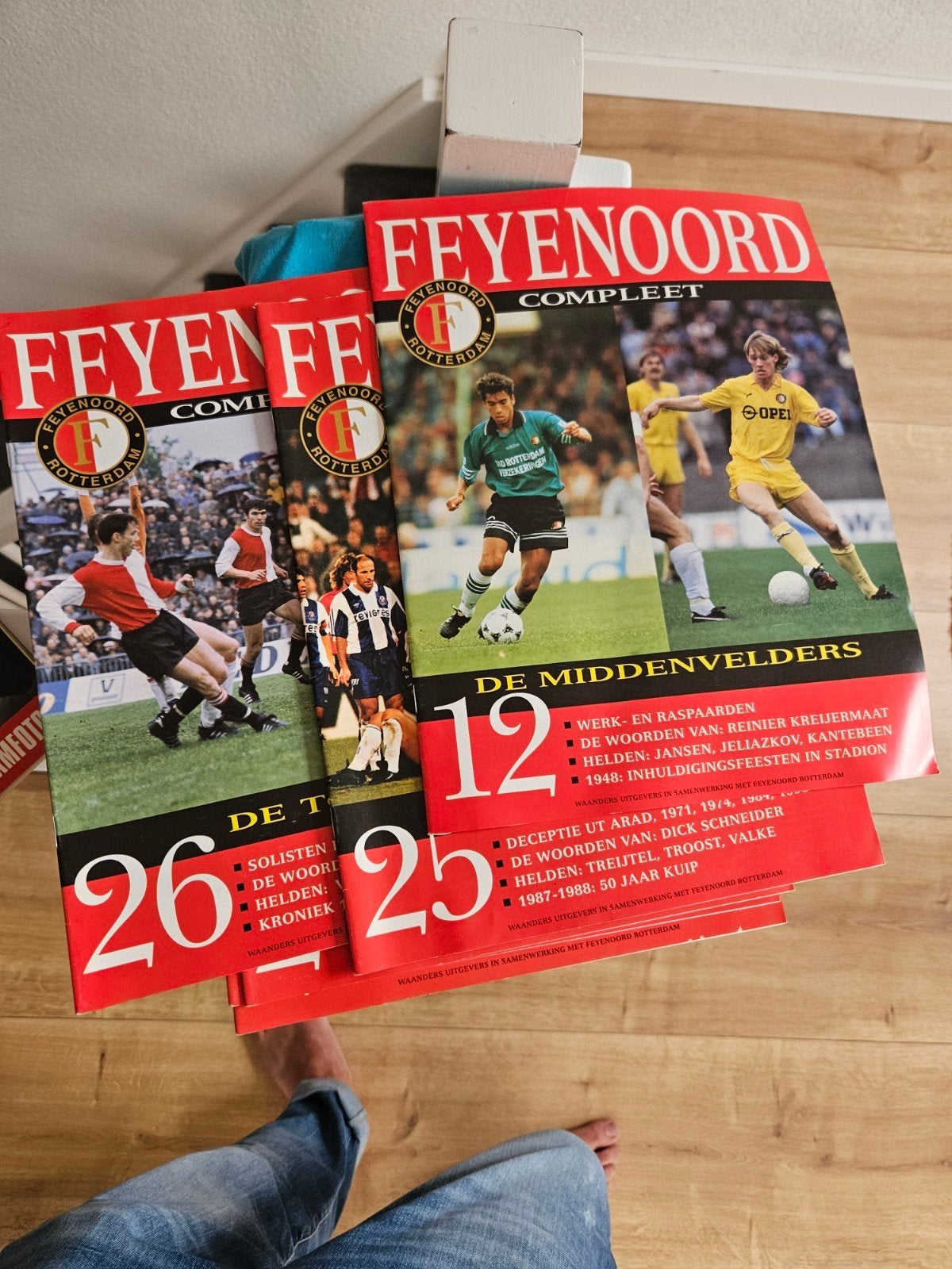 Feyenoord Compleet magazines - jaren '90, Ophalen of Verzenden, Gelezen, Sport en Vrije tijd