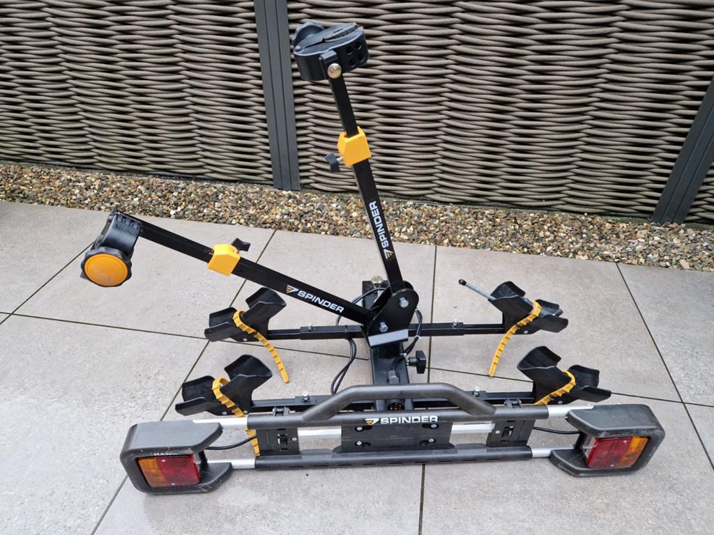 Hawk Spinder fietsendrager, Ophalen, 2 fietsen, Zo goed als nieuw, Trekhaakdrager