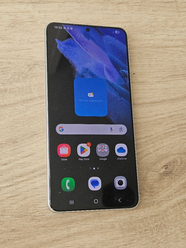 Samsung Galaxy S21 plus 5G 256GB (acterkant schade)