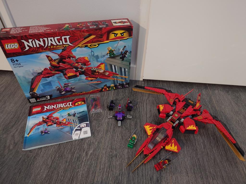 LEGO Ninjago | 71704 Kai Fighter, Lego, Ophalen of Verzenden, Zo goed als nieuw, Compleet