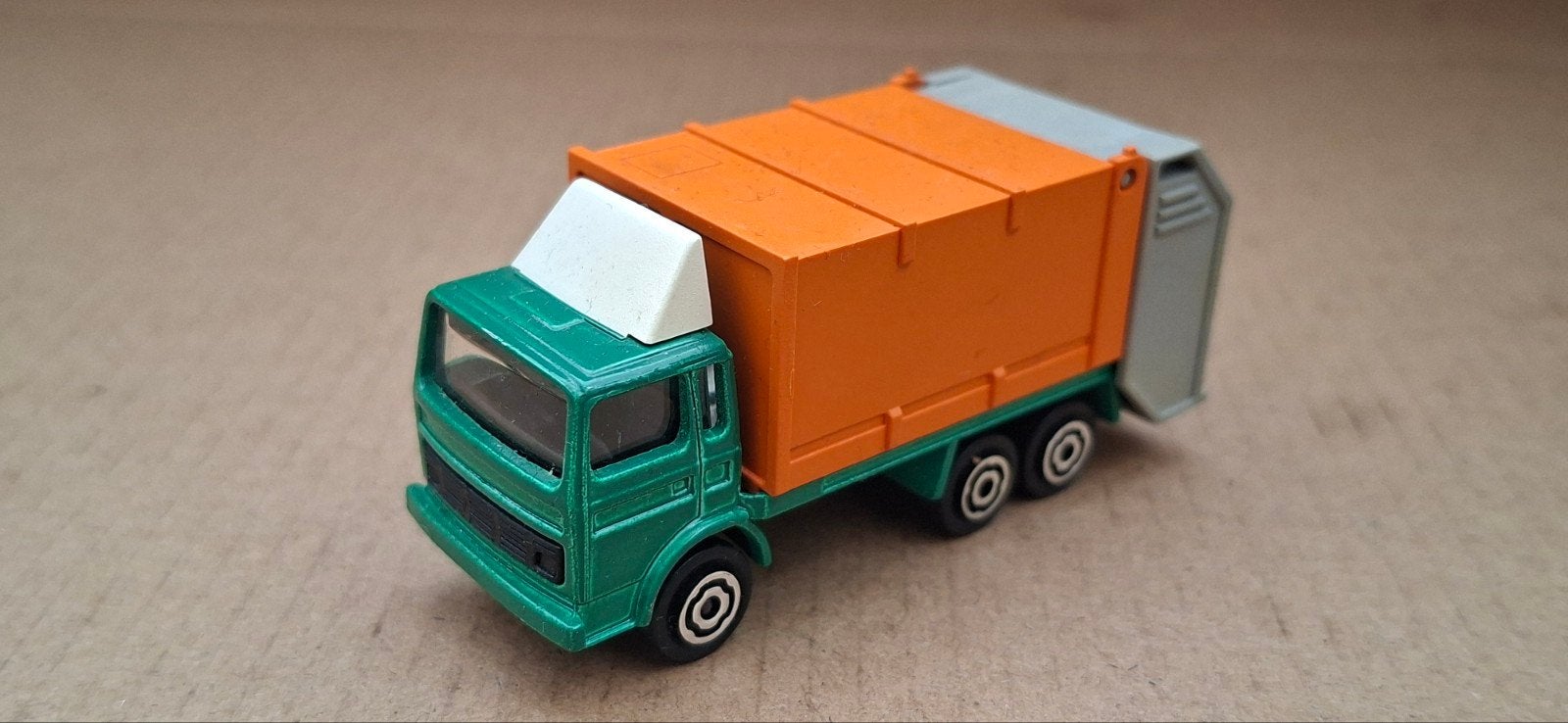 Majorette vuilniswagen speelgoedauto, Ophalen of Verzenden, Gebruikt