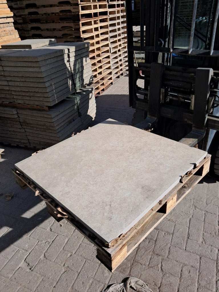 Keramische tegel 90x90x3 zand (1stuk), Ophalen, Keramiek, Nieuw, Minder dan 5 m²