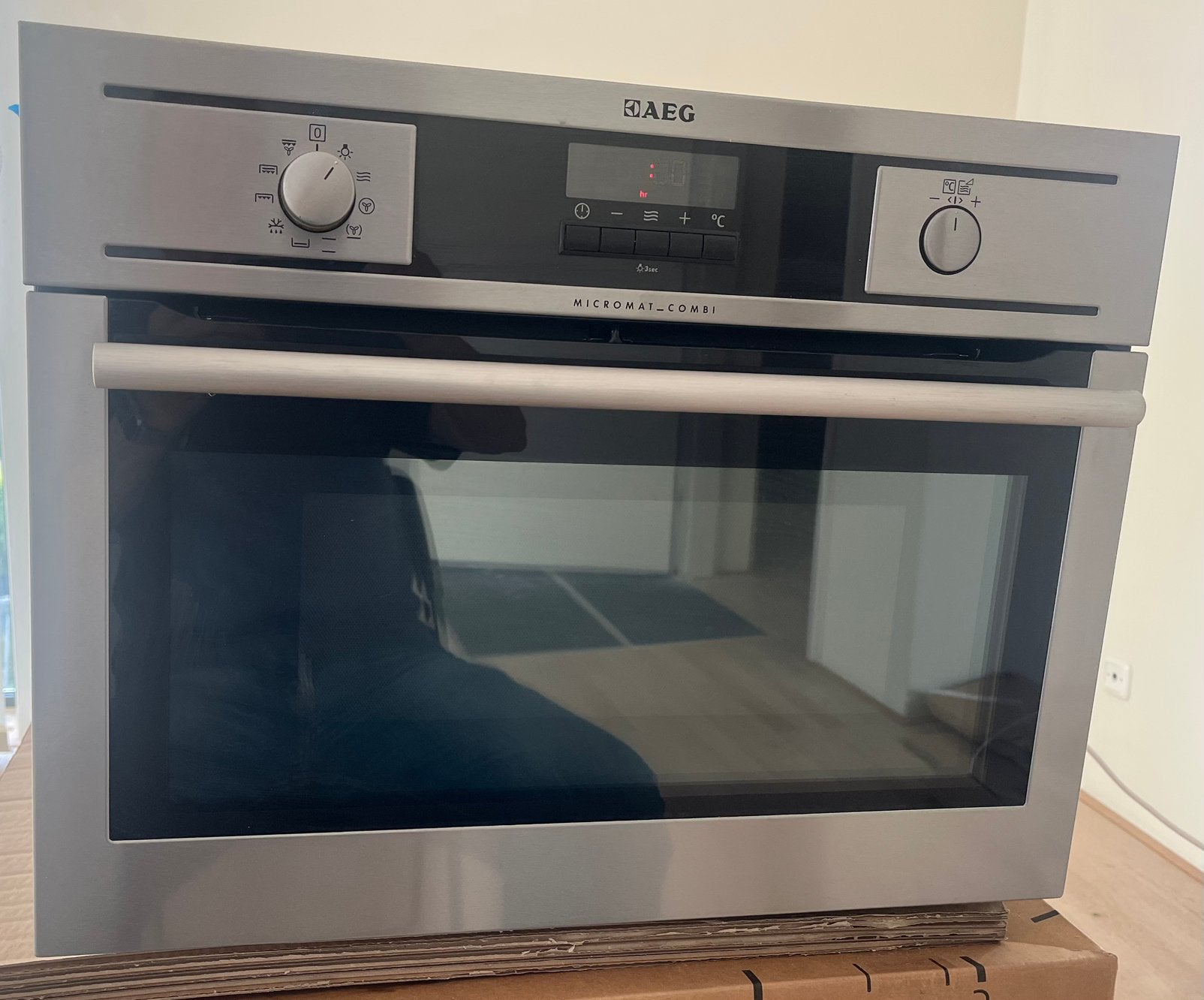 AEG combi-oven-magnetron inbouw, Witgoed en Apparatuur, Ovens, Ophalen, 45 tot 50 cm, AEG, Inbouw