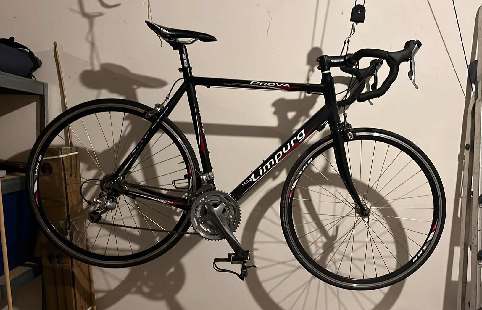 Racefiets Prova Limpurg - Zwart, Goede Staat, 28 inch, Gebruikt, Aluminium, Meer dan 20 versnellingen