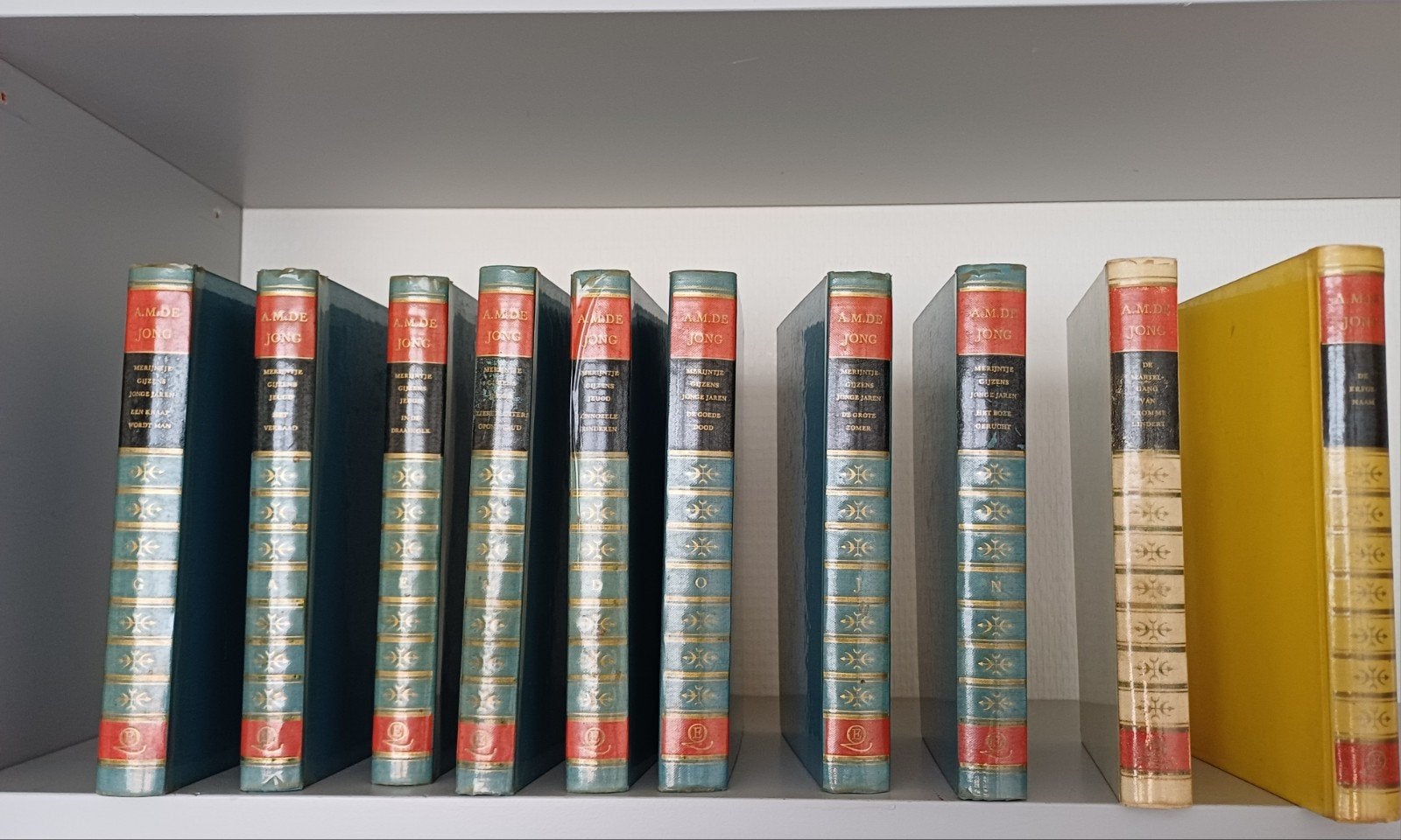 Merijntje Gijzen's Jeugd - A.M. de Jong - 10-delige serie, Boeken, Ophalen, Gelezen