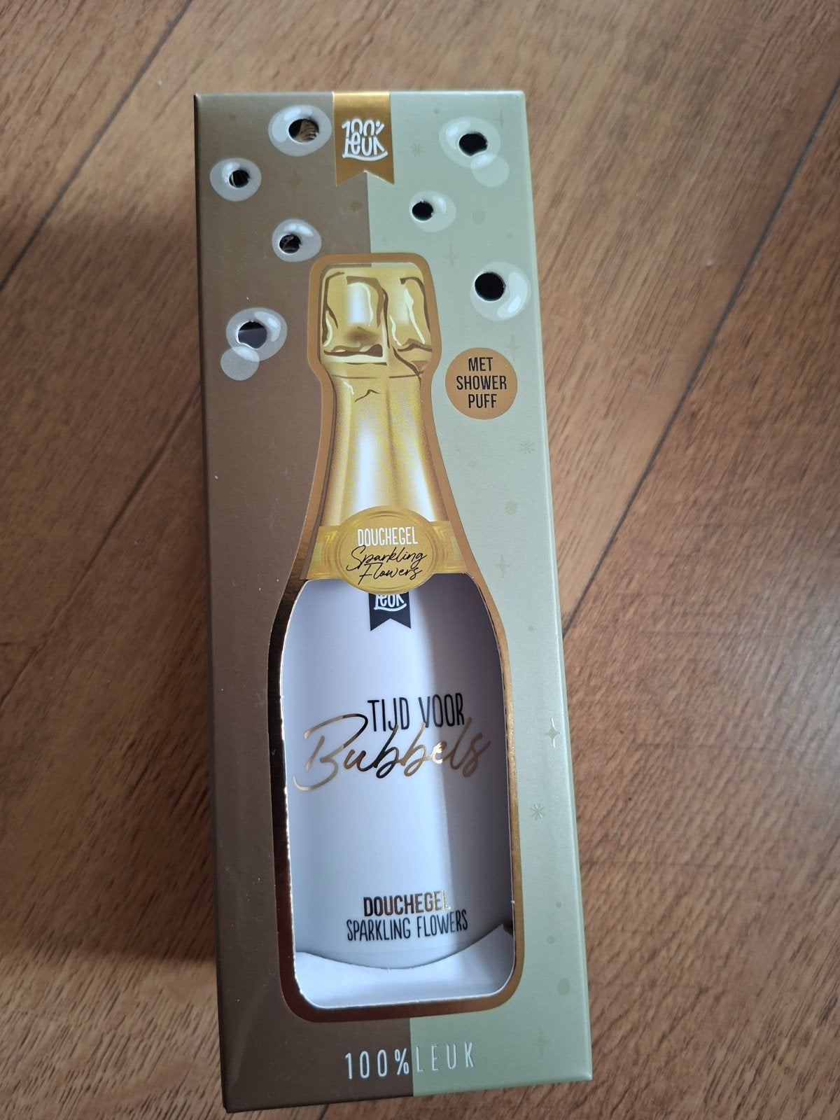 Douchegel Sparkling Flowers met Shower Puff, Ophalen of Verzenden