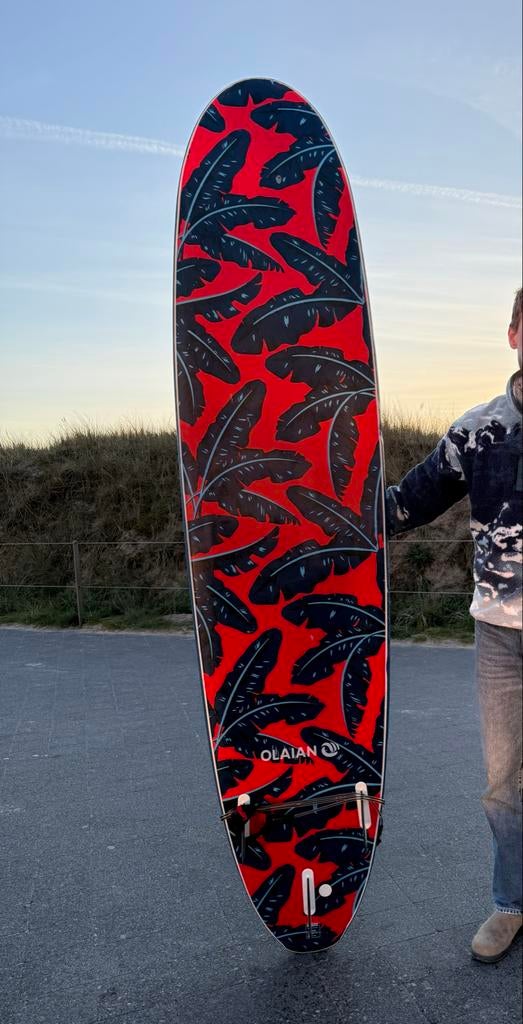 Olaian Surfboard 8'6" - Ideaal voor beginners, Watersport en Boten, Golfsurfen, Ophalen, Gebruikt, Longboard, Met vinnen
