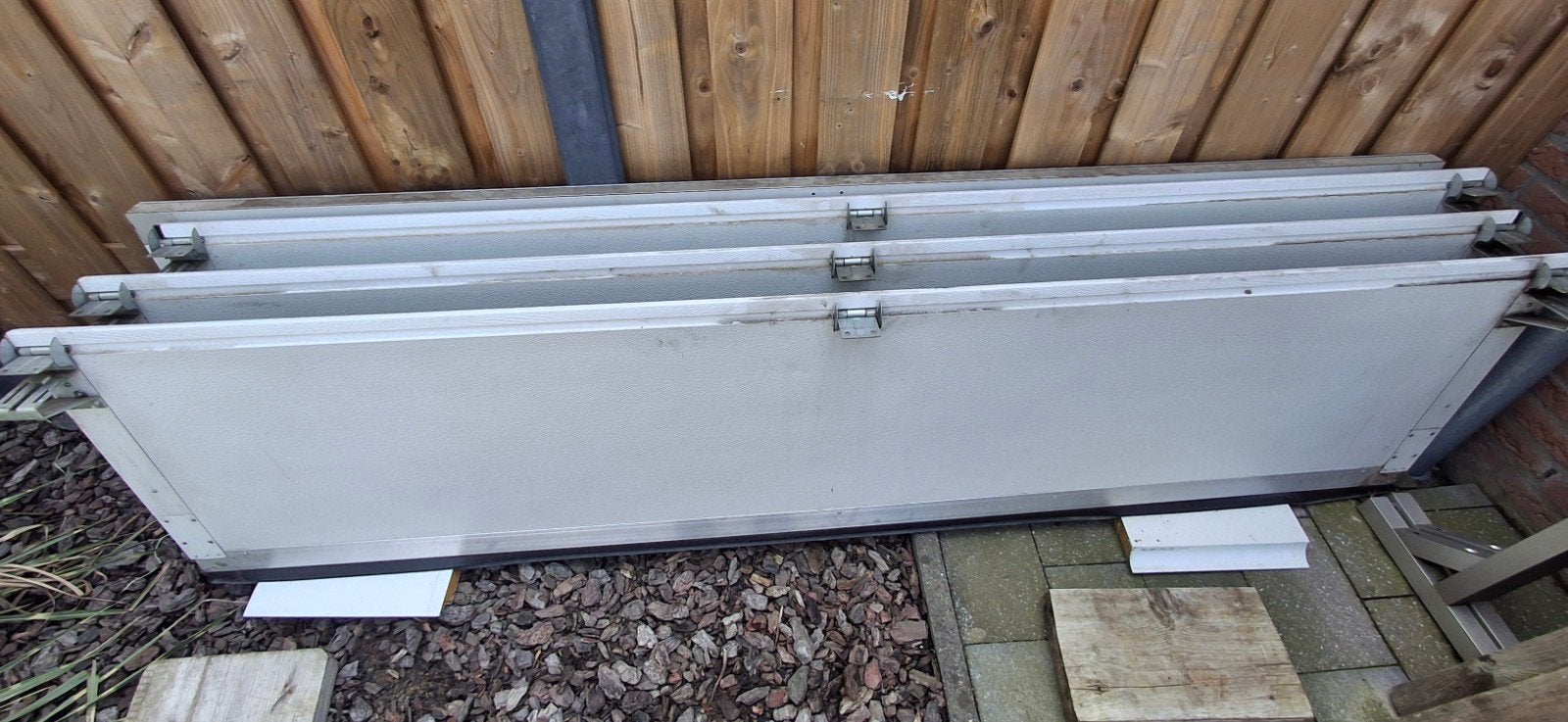 elektrische garagedeur te koop., Doe-het-zelf en Verbouw, Ophalen, Gebruikt, Garagedeur, 120 cm of meer