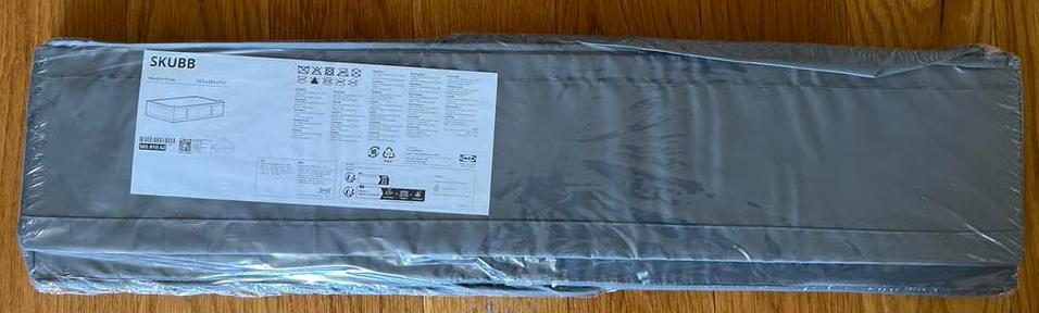 IKEA SKUBB Opbergdoos Grijs - Nieuw in verpakking 2 stuks, Huis en Inrichting, Ophalen of Verzenden, Nieuw