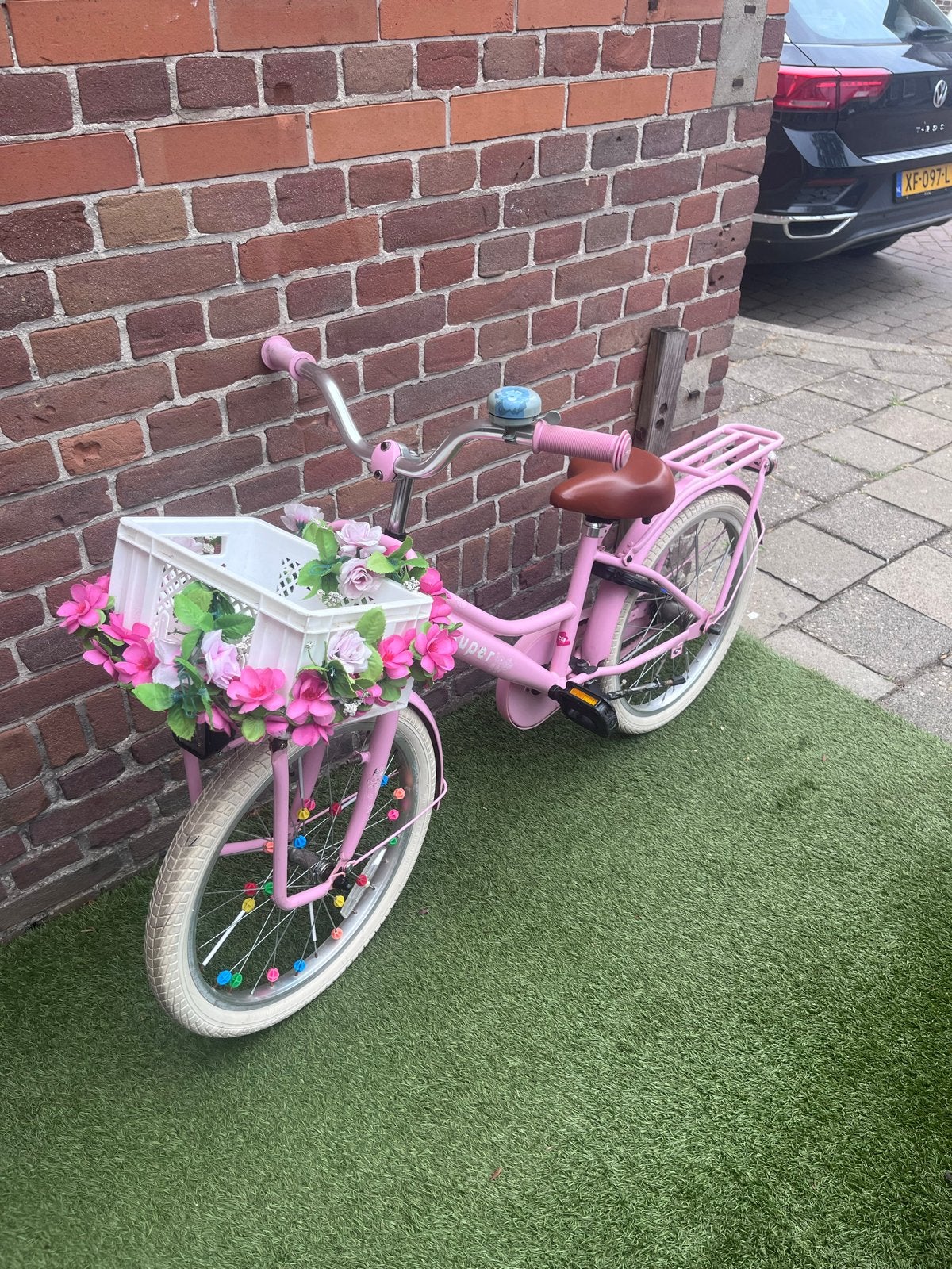 Roze kinderfiets 20 inch, Fietsen en Brommers, Fietsen | Kinderfietsjes, Gebruikt, 16 tot 20 inch, Terugtraprem, Ophalen