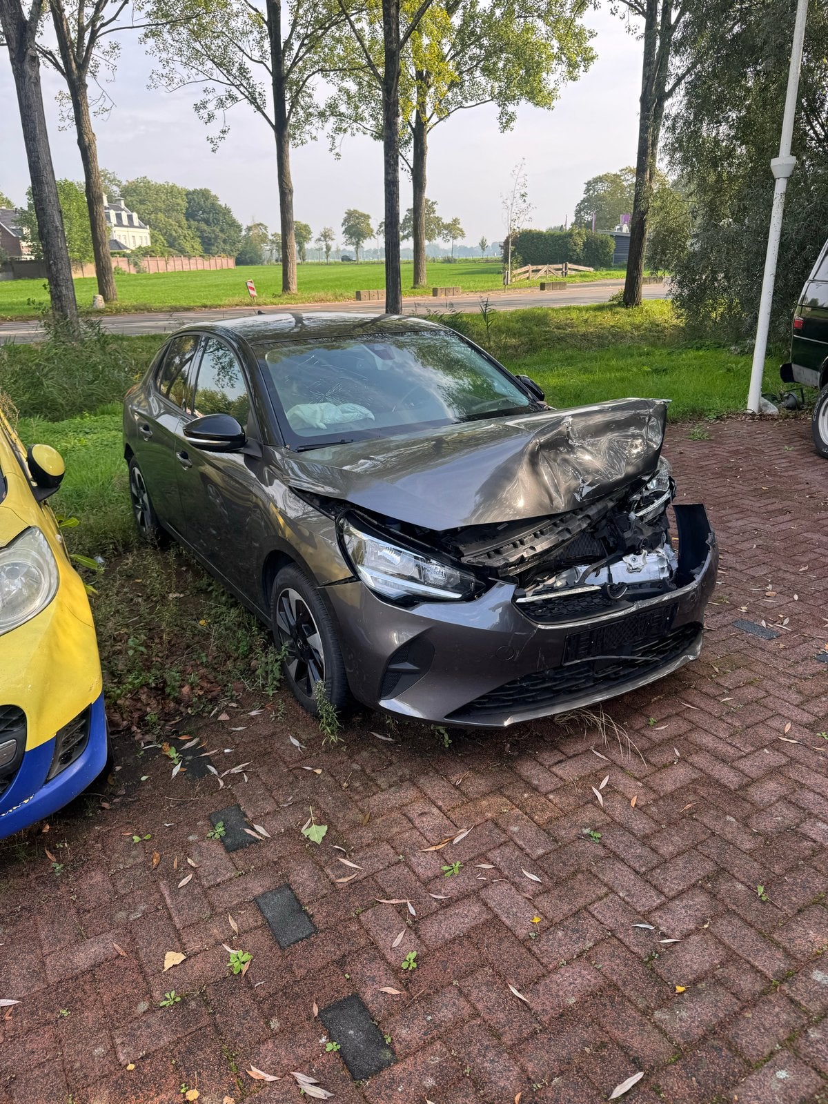 Opel Corsa 50kWh 136pk Aut 2020 Grijs, Auto's, 450 min, Corsa, 1430 kg, Te koop