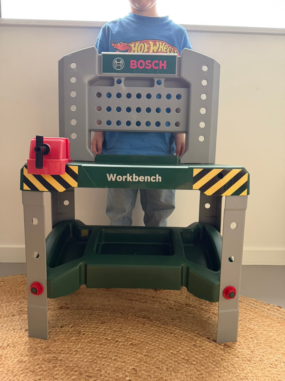 Bosch speelgoed werkbank incl gereedschap, Ophalen, Gebruikt