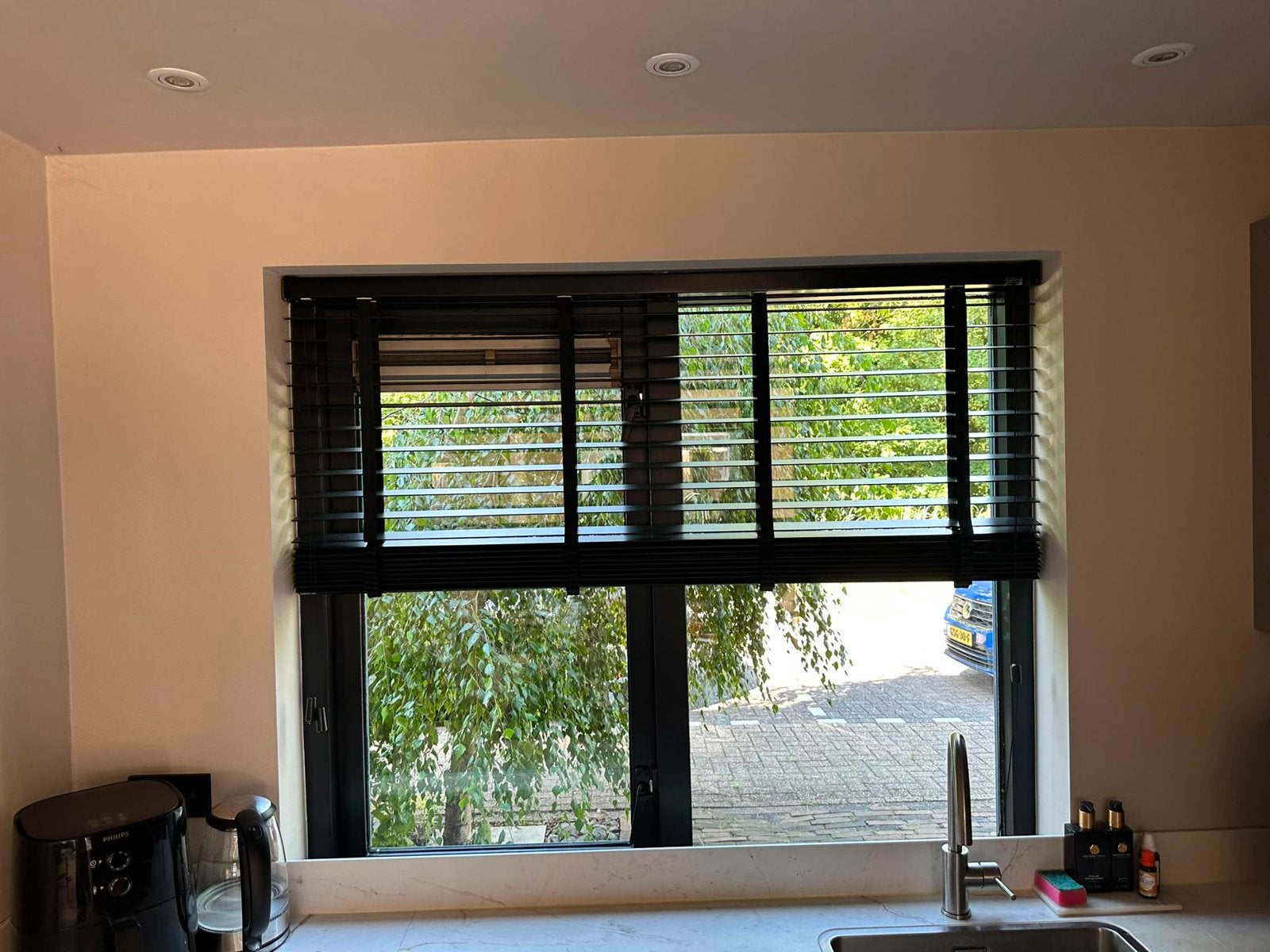 Veneta jaloezieën 149x130 cm, Huis en Inrichting, Overige merken, Ophalen of Verzenden, Gebruikt, Jaloezie