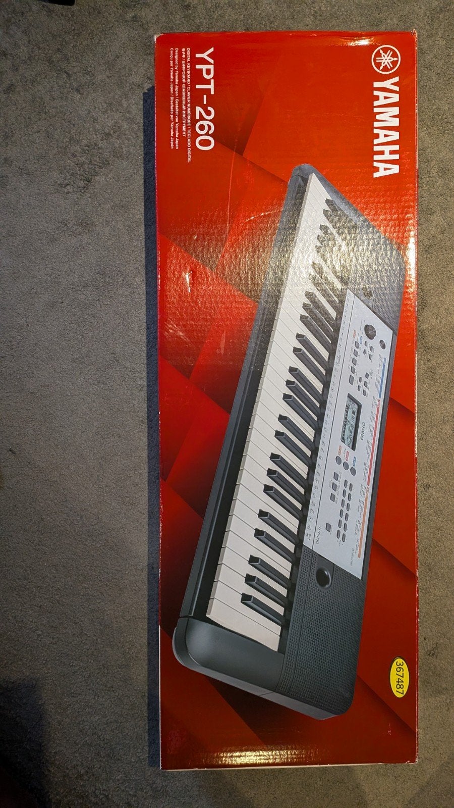 Yamaha YPT-260 Keyboard, Ophalen, 61 toetsen, Midi-aansluiting, Nieuw